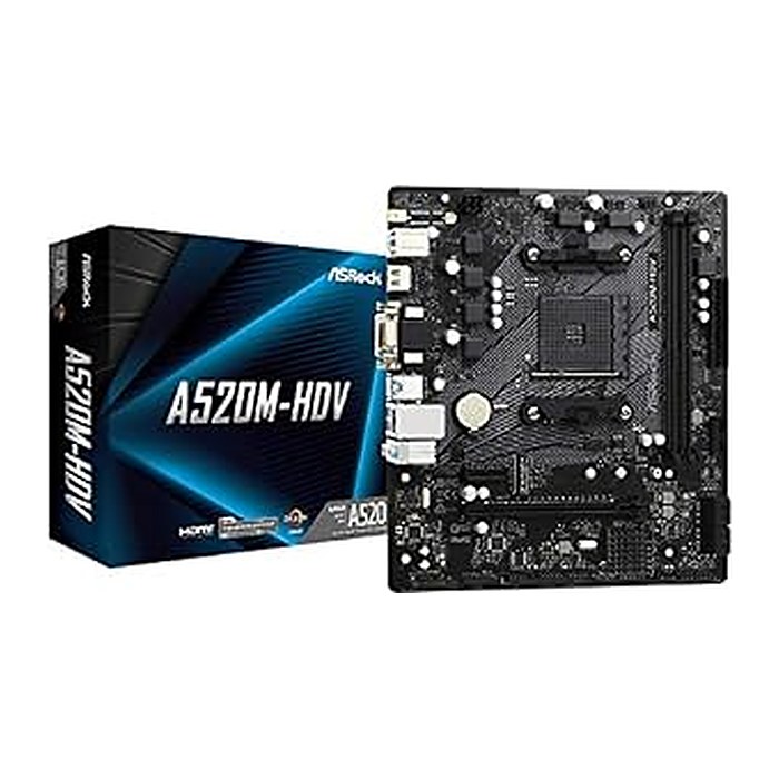 ASRock A520M-HDV AM4 mATX VGA/HDMI/DVI DDR4 retail