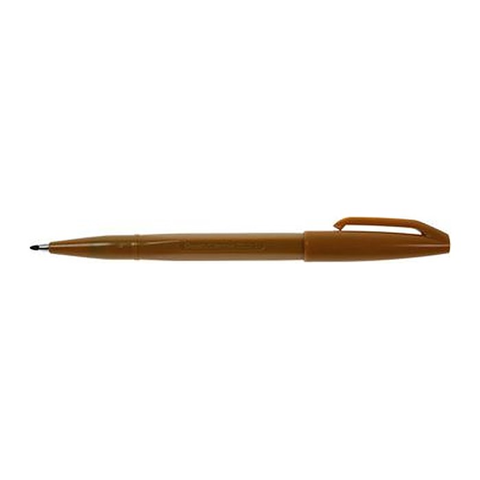 Pentel Sign Pen Filzstift braun, 1 St.