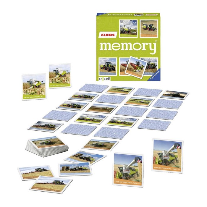 Ravensburger CLAAS memory® - Landmaschinen Geschicklichkeitsspiel, 1 St.
