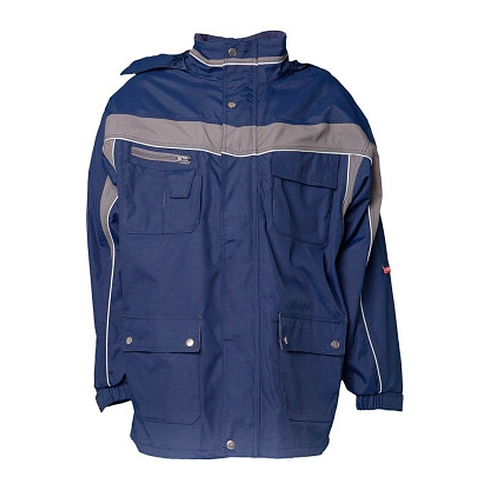 PLANAM® unisex Winterjacke PLALINE marine, zink Größe XL