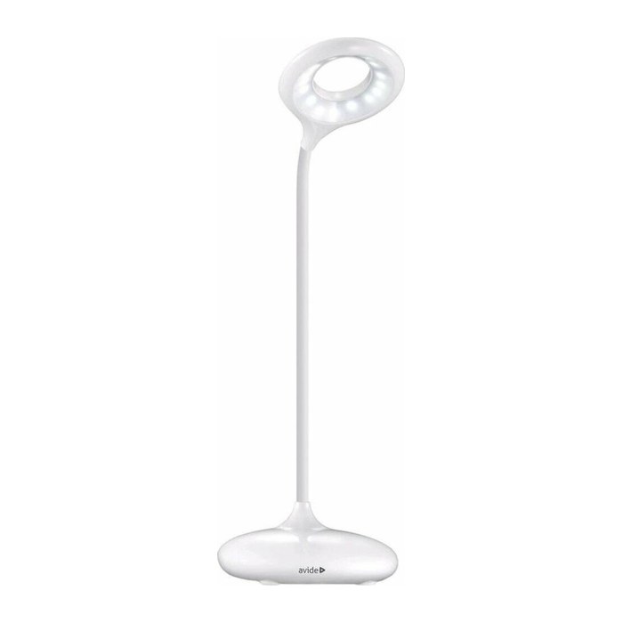 Avide LED Schreibtischlampe Minimal Weiß 4W 250lm