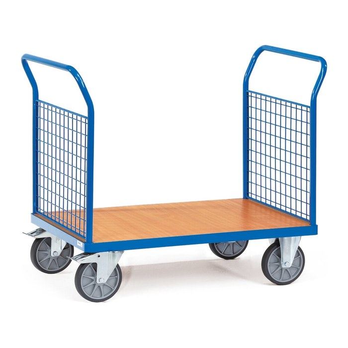 fetra Paketwagen Doppel-Stirnwandwagen 1520 blau 50,9 x 85,0 x 22,8 cm