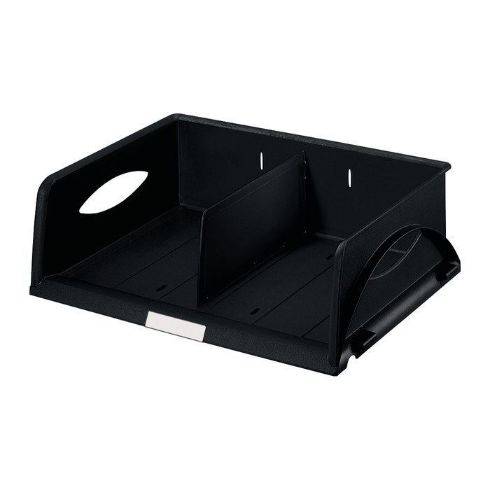 LEITZ Briefablage Sorty A4 quer schwarz DIN A4, 1 St.