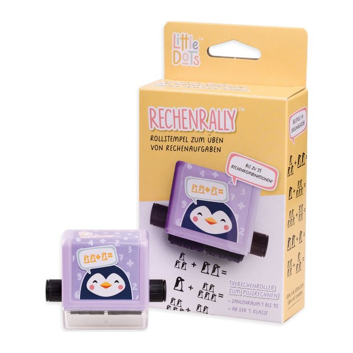 trodat Rollstempel Little Dots Rechenrally selbstfärbend ohne Logo, 1 St.