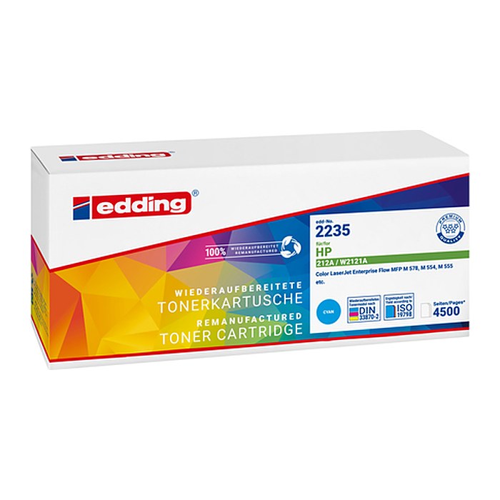 edding cyan Toner kompatibel zu HP 212A (W2121A)