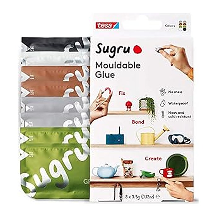 tesa Sugru formbarer Allzweckkleber 8er verschiedene Farben