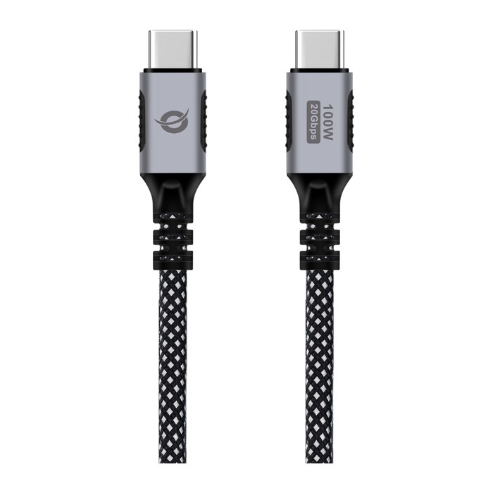 CONCEPTRONIC Kabel USB-C3.2->C 100W/PD3.0 20Gbs 1.20m sw