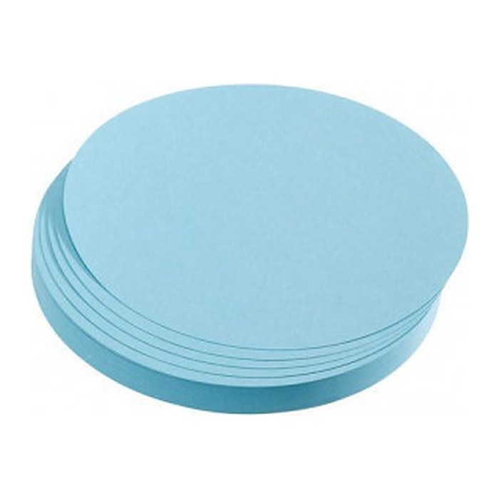 FRANKEN Moderationskarten blau Ø 14,0 cm, 500 Blatt