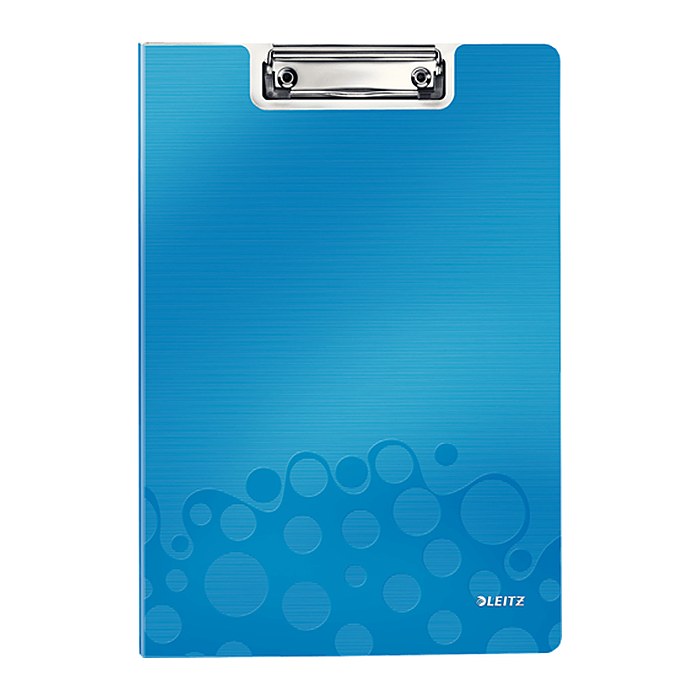 LEITZ Klemmbrettmappe WOW 4199 DIN A4 blau Kunststoff, 1 St.