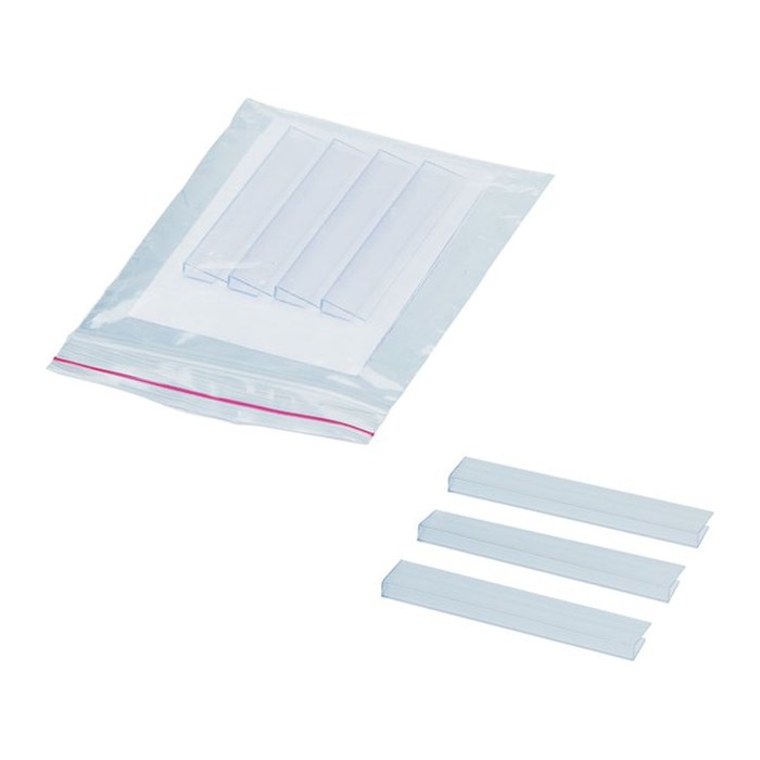 styro Beschriftungsschilder mit Clip transparent, 10 St.