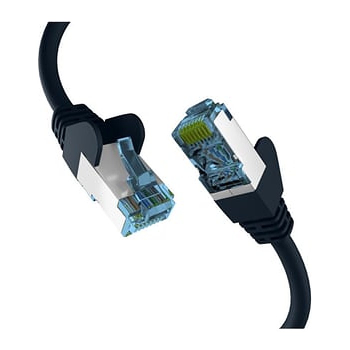 EFB RJ45 Patchkabel mit Cat7 Rohkabel 5.00m schwarz