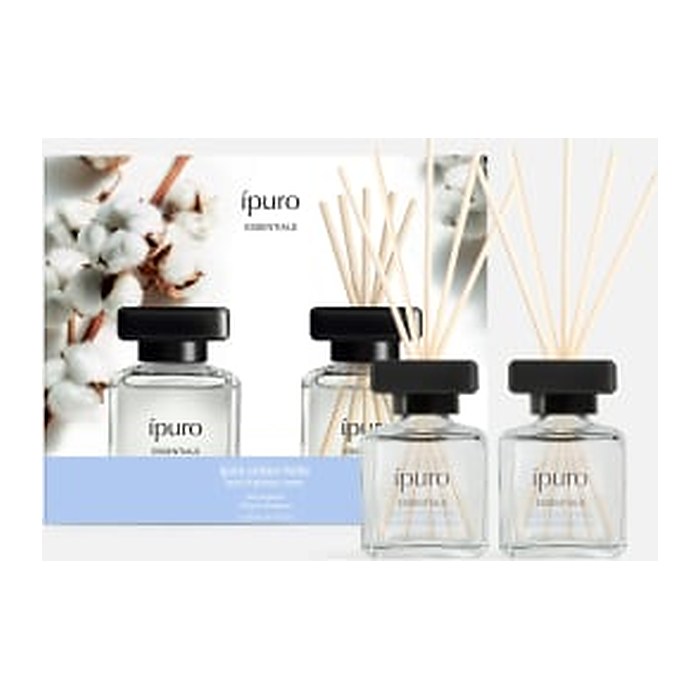 ipuro Raumduft ESSENTIALS cotton fields blumig 2x 50,0 ml, 2 St.