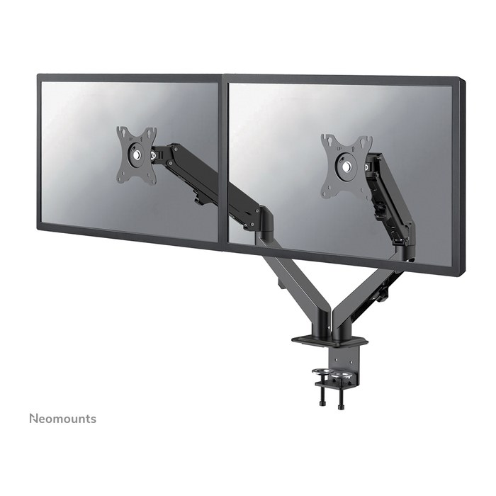 Neomounts Monitor-Halterung DS70-700BL2 schwarz für 2 Monitore, Tischklemme