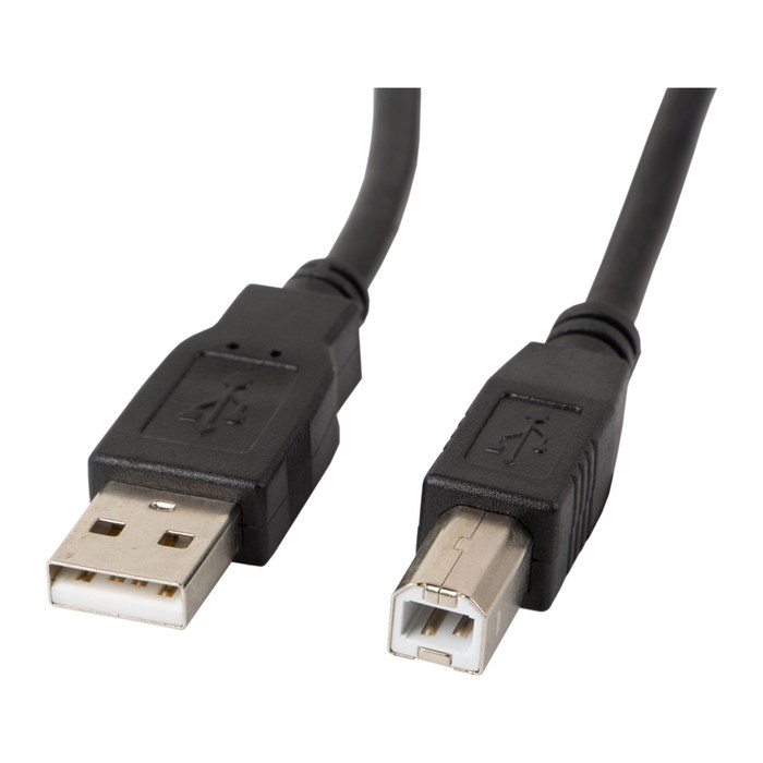 LANBERG USB-A(M)->USB-B(M) 2.0 Kabel 1,0m Ferrite sw