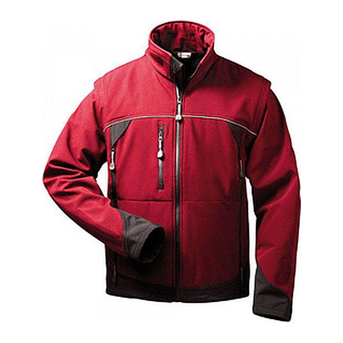 elysee® Herren Softshelljacke 2-in-1 "SIGMA" rot Größe 2XL