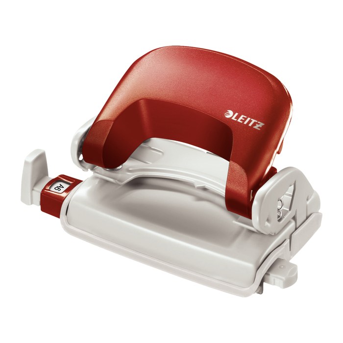 LEITZ Locher NeXXt Mini 5058 rot, 1 St.