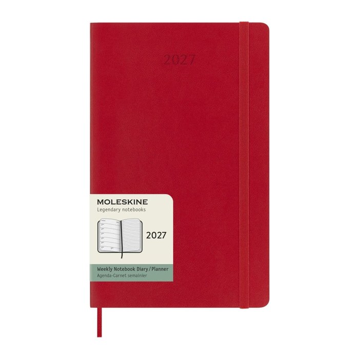 MOLESKINE Buchkalender 2027 scharlachrot, 1 St.
