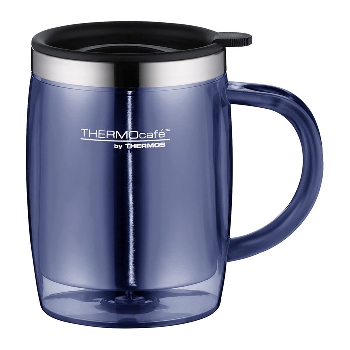 THERMOcafé by THERMOS Isolierbecher Desktop Mug blau 350,0 ml, 1 St.
