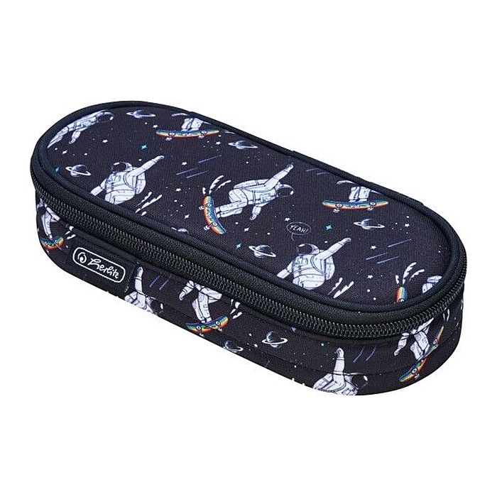 herlitz Schlampermäppchen Space Skater Motiv, 21,5 x 9,5 cm