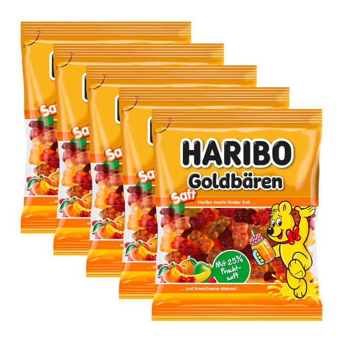 HARIBO Saft Goldbären Fruchtgummi 160,0 g, 1 Pack