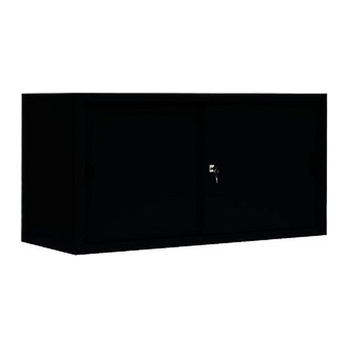 LÜLLMANN Schiebetürenschrank, 550139 tiefschwarz 1 Fachboden 160,0 x 45,0 x 75,0 cm