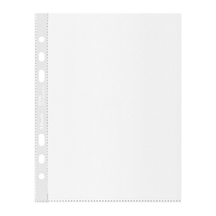 Esselte Prospekthüllen DIN A5 transparent genarbt 0,07 mm, 100 St.