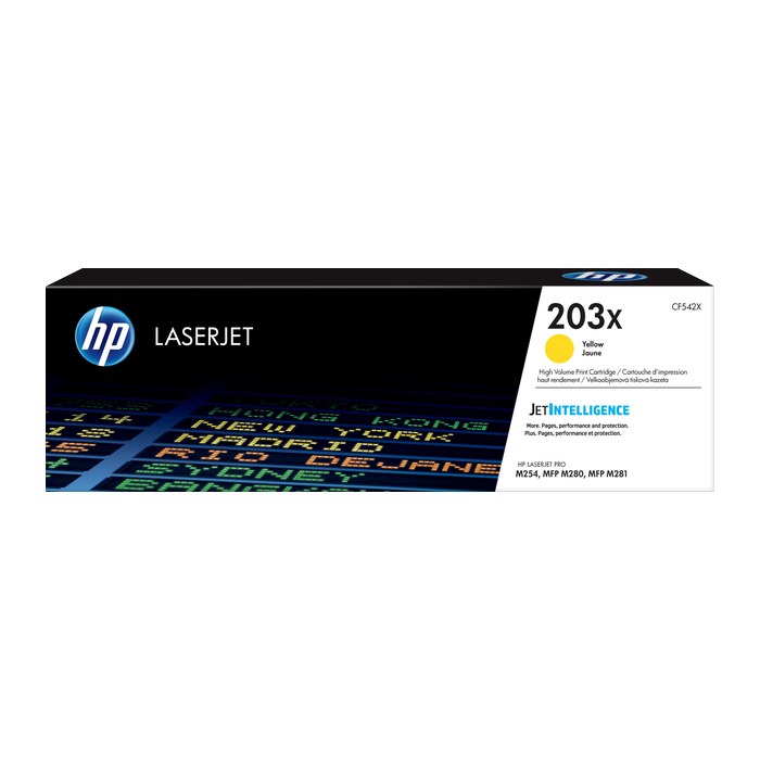 HP 203X (CF542X) gelb Tonerkartusche