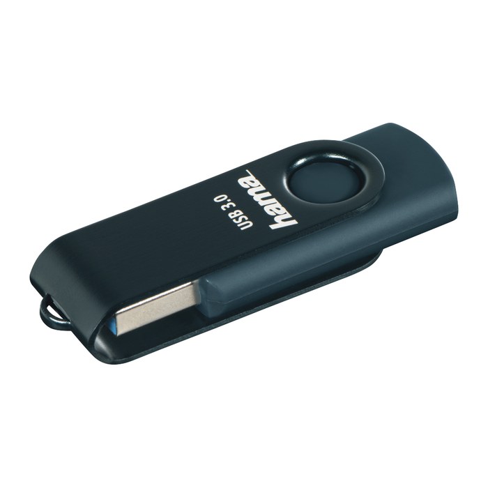 hama USB-Stick Rotate petrolblau 64 GB, 1 St.