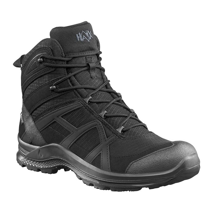 HAIX® Herren O2 Arbeitsschuhe ATHLETIC 2.1 mid schwarz Größe UK 4 (EU 36,5), 1 Paar