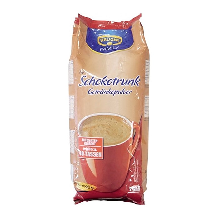 KRÜGER Schokotrunk Trinkschokolade, mild, 1 kg