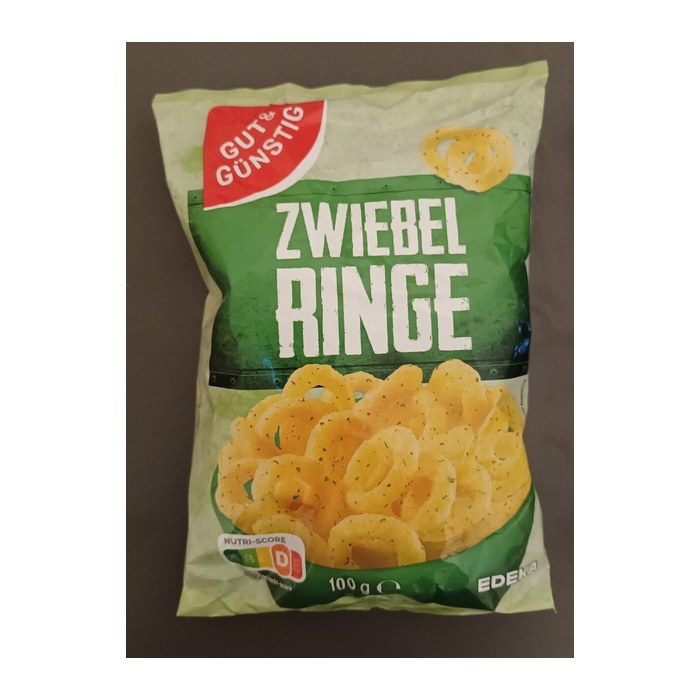 GUT&GÜNSTIG Zwiebelringe Chips 100,0 g, 1 St.