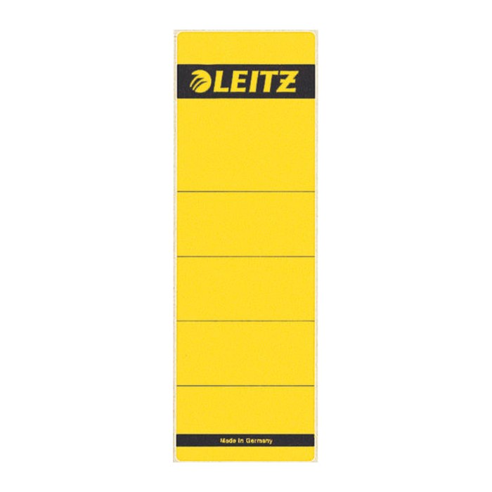 LEITZ Ordneretiketten 1642 gelb für 8,0 cm Rückenbreite, 10 St.