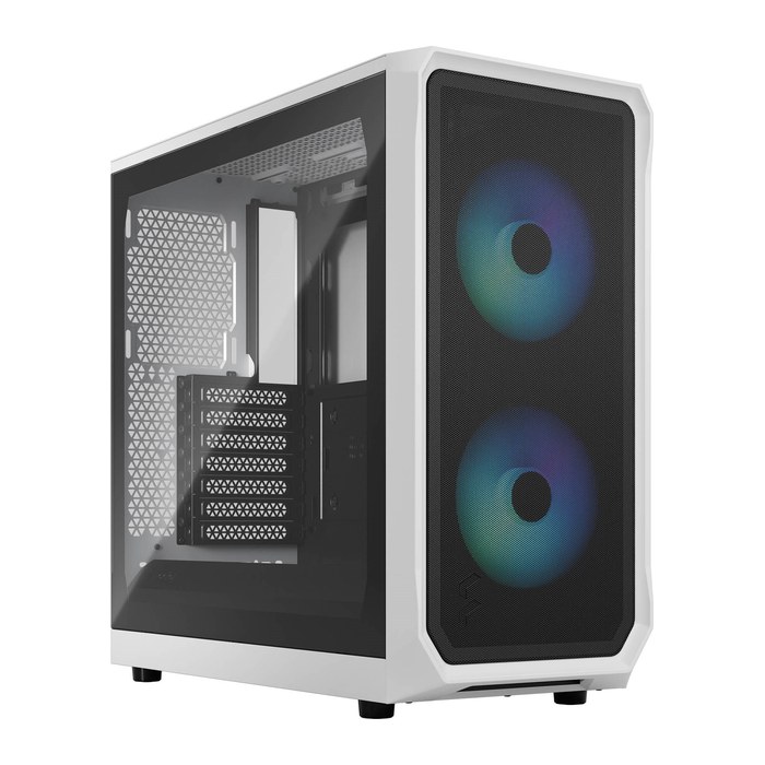 FRACTAL DESIGN Geh Focus 2 RGB White TG Clear Tint