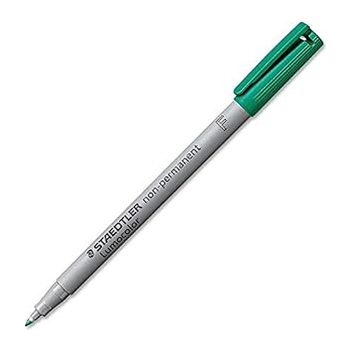 STAEDTLER Lumocolor Folienstifte grün 0,6 mm non-permanent, 10 St.
