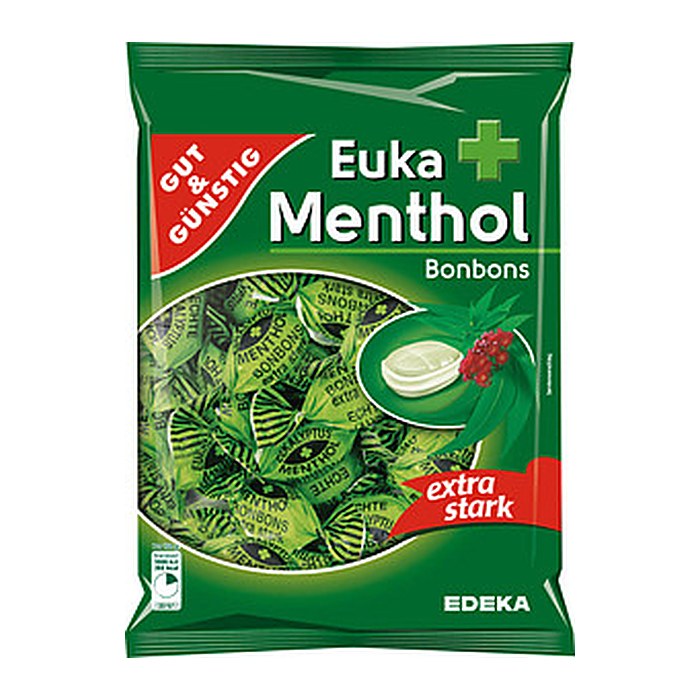 GUT&GÜNSTIG Euka Menthol Bonbons 58 St./ 300,0 g, 1 St.