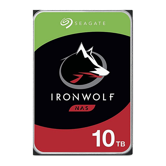 Seagate IronWolf (Luft, 210 MB/s, 7200 U/Min) 10 TB interne HDD-NAS-Festplatte