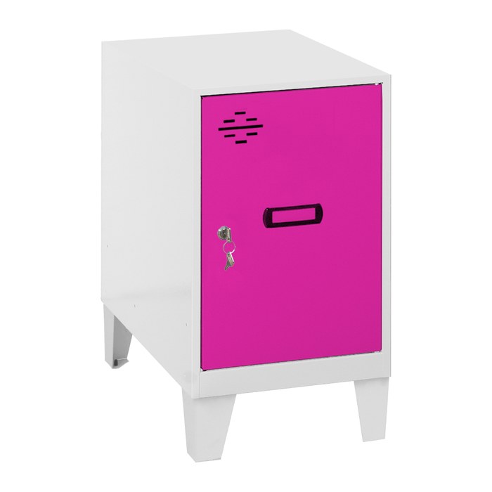 Simonrack Spind SIMONLOCKER DISM weiß, pink 8425437119996, 1 Schließfach 30,0 x 50,0 x 57,5 cm