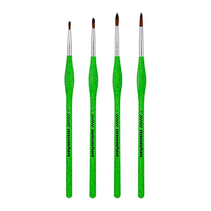 EBERHARD FABER Green Winner Pinsel-Set, 4-teilig