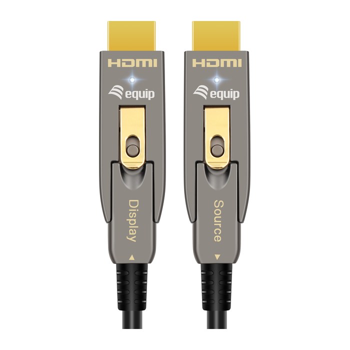 Equip HDMI HS Ethernet 2.0 D/A D-AOC 4K/60Hz 10.00m grau