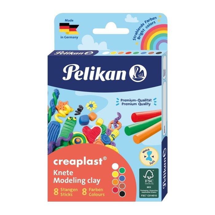 Pelikan Knete Creaplast farbsortiert, 160,0 g