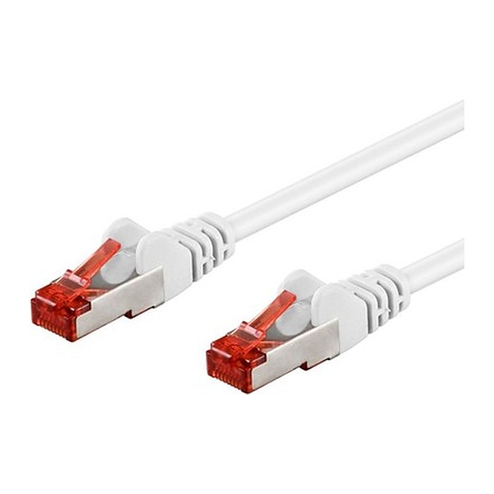 INTELLINET Patchkabel RJ45 S/FTP Cat6 7,5m LSZH Hebels. weiß