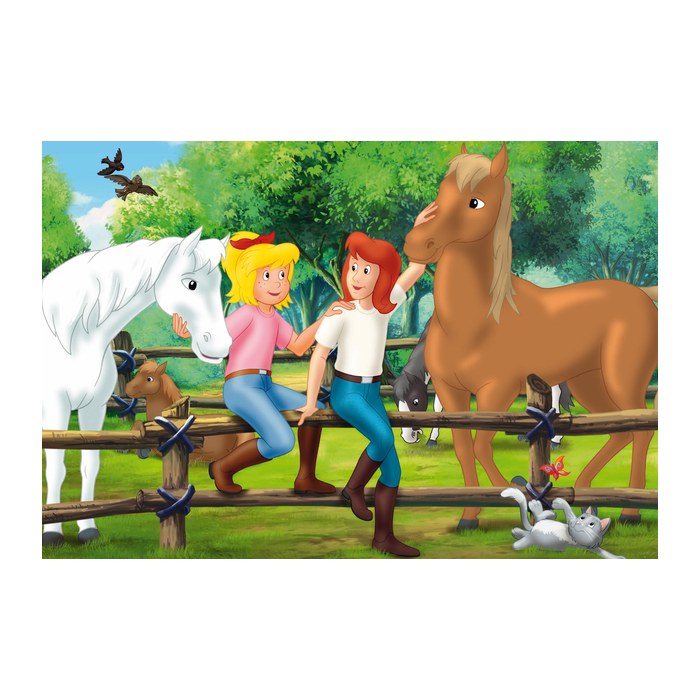 Schmidt Bibi & Tina Bibi & Tina Puzzle, 2 x 100 und 2 x 150 Teile