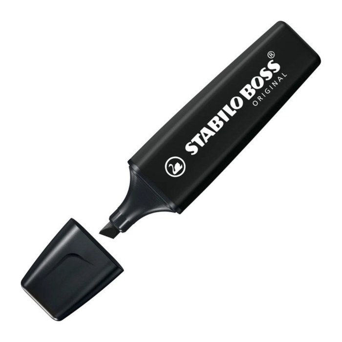 STABILO BOSS ORIGINAL ARTY Textmarker schwarz, 1 St.