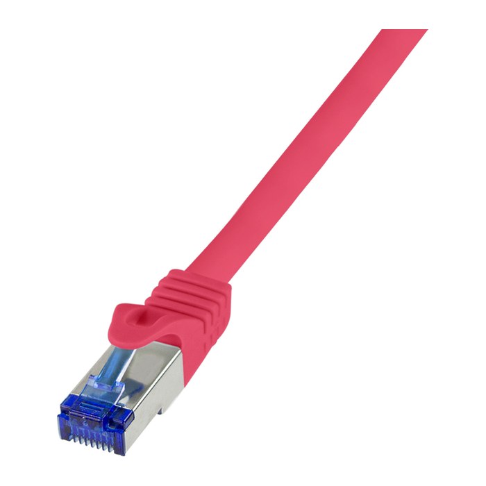 Logilink Patchkabel Ultraflex, Cat.6A, S/FTP, rot, 0,5 m