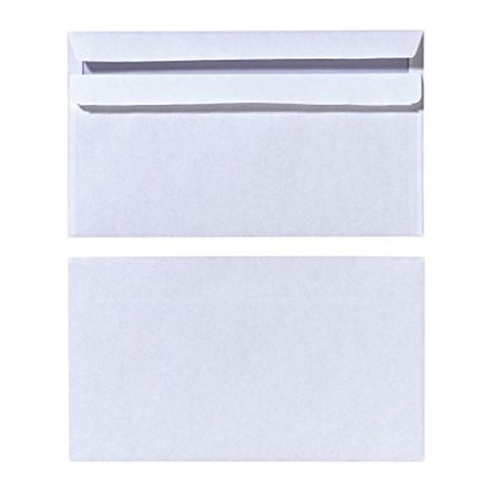 Herlitz Briefumschlag DL selbstklebend o.Fenster 100er Pack