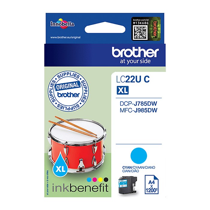 brother LC-22UC cyan Druckerpatrone