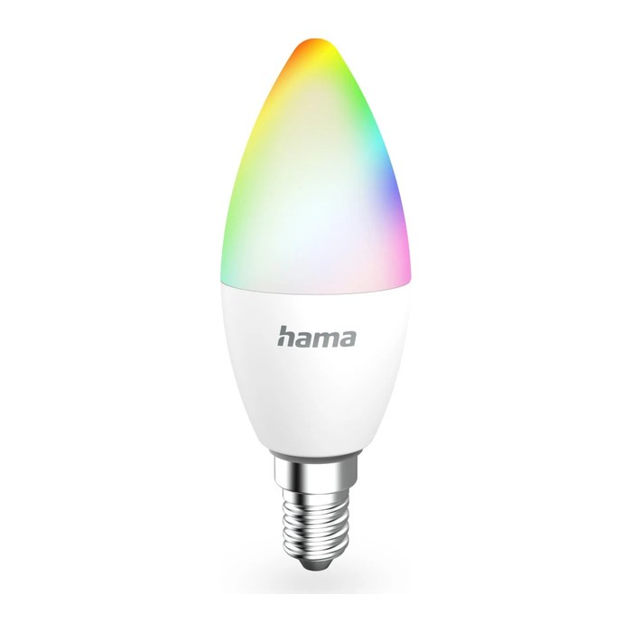 hama LED-Lampe Smarte WLAN E14 E14 4,9 W WLAN, für Sprach-/App-Steuerung, 1 St.