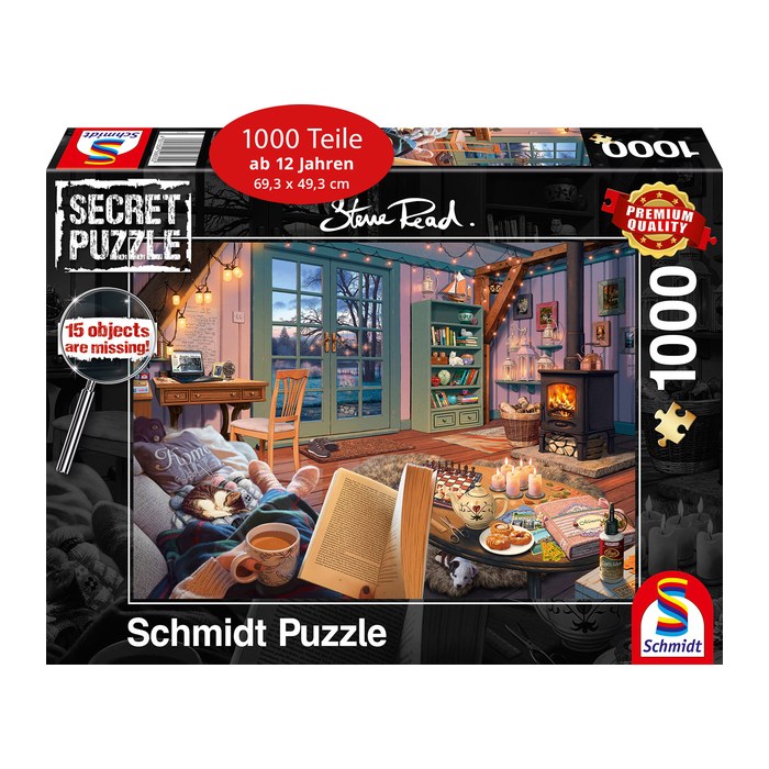 Schmidt Secret Puzzle Im Ferienhaus Puzzle, 1000 Teile