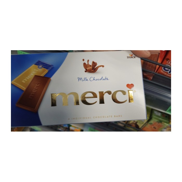 merci® Edel-Rahm Schokolade 4 St./100,0 g, 1 St.