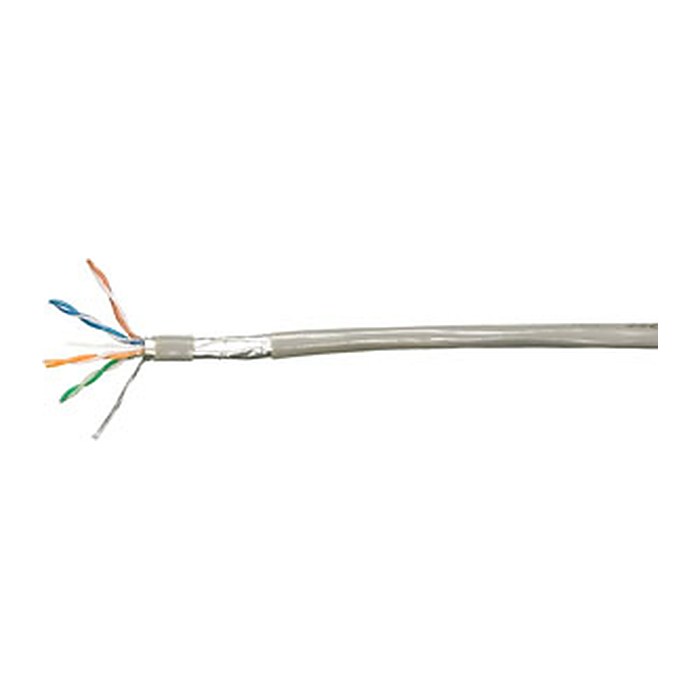 Equip Instal.Kab Cat5e F/UTP 4P24 100.00m grau PVC